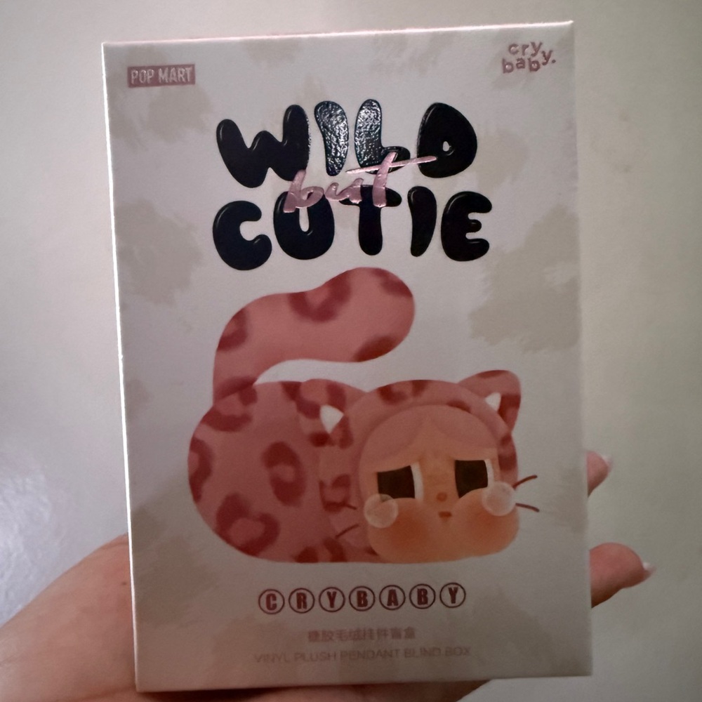 Wild Cutie Crybaby Vinyl Plush Pendant Denim Cutie